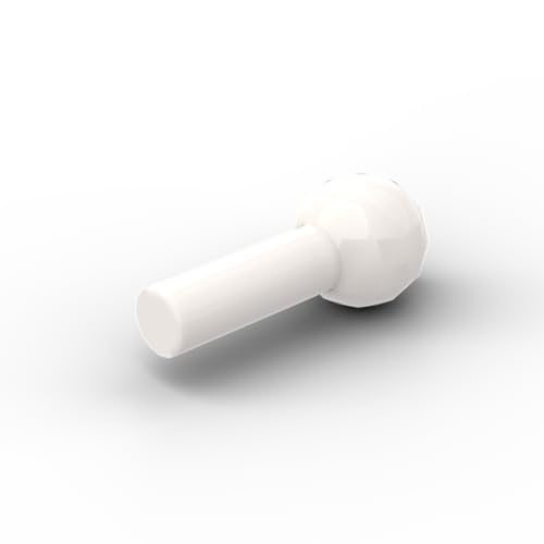 Gobricks 22484 Ornamente, 1 l, Raketenkugel, 20 Stück, GDS-90463, kompatibel mit Lego-Bausteinen, Farbe: Weiß 090 von XYEIUGO
