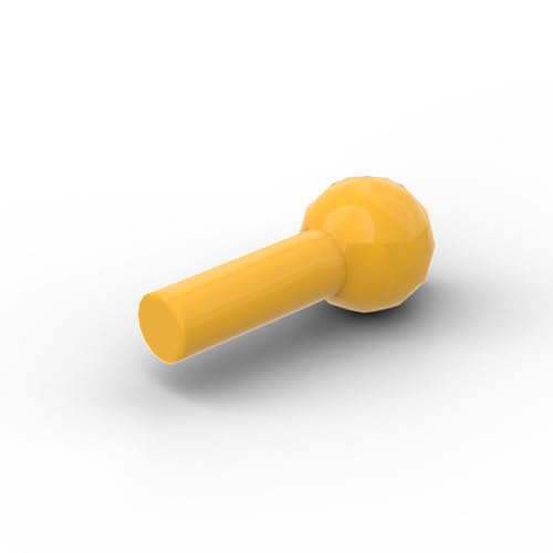 Gobricks 22484 Ornamente, 1 l, Raketenkugel, 20 Stück, GDS-90463, kompatibel mit Lego-Bausteinen, Farbe: helles helles Orange 036 von XYEIUGO