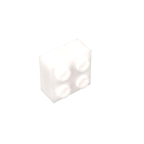 Gobricks 22885 Scharnier Brick Brick Special 1 x 2 x 1 2/3 mit vier Nieten auf einer Seite, 50 Stück GDS-1117, kompatibel mit Lego Bausteinen, Farbe: milchig weiß 091 Gobricks 22885 Scharnier Brick Brick Special 1 x 2 x 1 2/3 mit vier Nieten auf einer Seite, 50 Stück GDS-1117, kompatibel mit Lego Bausteinen, Farbe: milchig weiß 091 von XYEIUGO