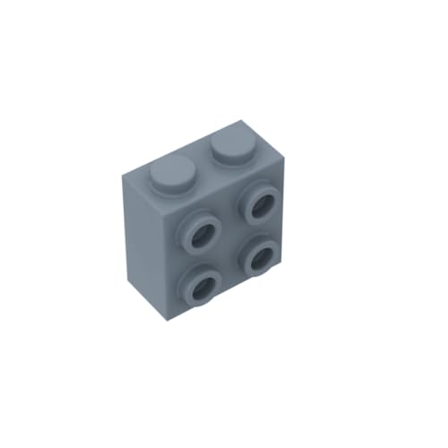 Gobricks 22885 Scharnier Brick Brick Special 1 x 2 x 1 2/3 mit vier Nieten auf einer Seite, 50 Stück GDS-1117, kompatibel mit Lego Bausteinen, Farbe:Sandblau 054 von XYEIUGO