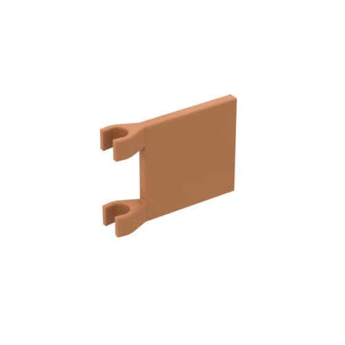 Gobricks 2335 Ornamente, Flagge, 2 x 2, quadratisch, dünne Clips, 50 Stück, GDS-1406, kompatibel mit Lego-Bausteinen, Farbe: mittelgroßes dunkles Fleisch 084 Gobricks 2335 Ornamente, Flagge, 2 x 2, quadratisch, dünne Clips, 50 Stück, GDS-1406, kompatibel mit Lego-Bausteinen, Farbe: mittelgroßes dunkles Fleisch 084 von XYEIUGO