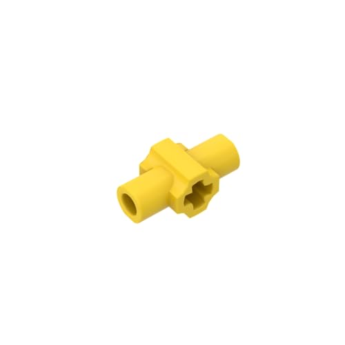Gobricks 24122 Schaftbolzenverbindung Achslochverbinder 10 Stück GDS-2230 Kompatibel mit Lego Bausteinen, Farbe:Gelb 24 von XYEIUGO