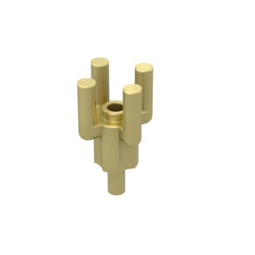 Gobricks 2566 Ornamente Pflanze, Palmenspitze, 4 obere Stangen, 1 untere Stange, 50 Stück, GDS-1217, kompatibel mit Lego-Bausteinen, Farbe: Chrom, Gold 037 Gobricks 2566 Ornamente Pflanze, Palmenspitze, 4 obere Stangen, 1 untere Stange, 50 Stück, GDS-1217, kompatibel mit Lego-Bausteinen, Farbe: Chrom, Gold 037 von XYEIUGO