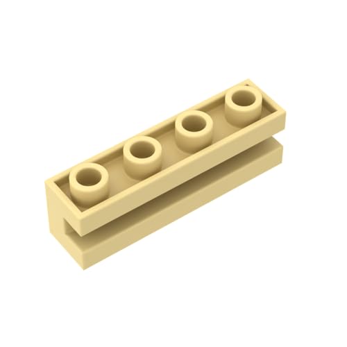 Gobricks 2653 Scharnier Brick Brick Special 1x4 mit Rille 50 Stück GDS-1193 Kompatibel mit Lego Bausteinen, Farbe:Hellgelb 029 Gobricks 2653 Scharnier Brick Brick Special 1x4 mit Rille 50 Stück GDS-1193 Kompatibel mit Lego Bausteinen, Farbe:Hellgelb 029 von XYEIUGO