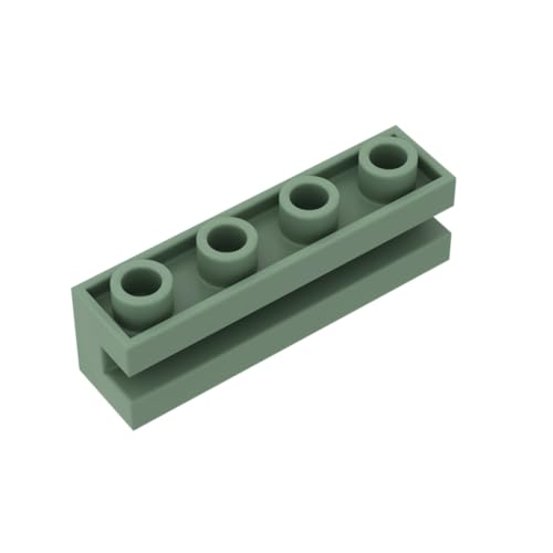 Gobricks 2653 Scharnier Brick Brick Special 1x4 mit Rille 50 Stück GDS-1193 Kompatibel mit Lego Bausteinen, Farbe:Sandgrün 048 Gobricks 2653 Scharnier Brick Brick Special 1x4 mit Rille 50 Stück GDS-1193 Kompatibel mit Lego Bausteinen, Farbe:Sandgrün 048 von XYEIUGO