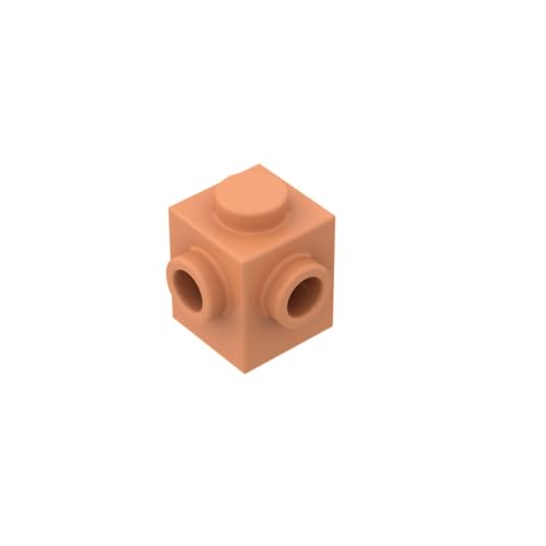 Gobricks 26604 Scharnier Brick Brick Special 1x1 mit Nieten an 2 benachbarten Seiten, 50 Stück GDS-1046, kompatibel mit Lego Bausteinen, Farbe: Fleischfarbe 038 Gobricks 26604 Scharnier Brick Brick Special 1x1 mit Nieten an 2 benachbarten Seiten, 50 Stück GDS-1046, kompatibel mit Lego Bausteinen, Farbe: Fleischfarbe 038 von XYEIUGO