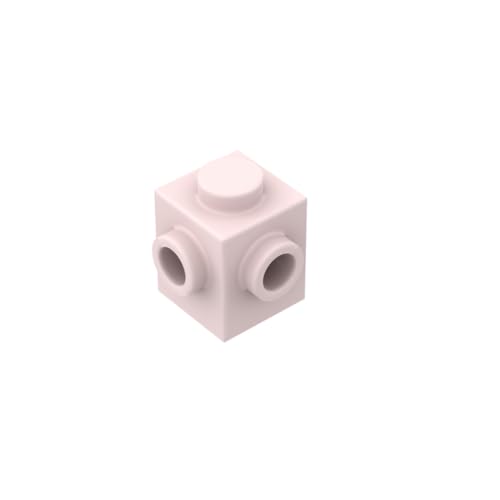 Gobricks 26604 Scharnier Brick Brick Special 1x1 mit Nieten an 2 benachbarten Seiten, 50 Stück GDS-1046, kompatibel mit Lego Bausteinen, Farbe:Hellrosa 017 Gobricks 26604 Scharnier Brick Brick Special 1x1 mit Nieten an 2 benachbarten Seiten, 50 Stück GDS-1046, kompatibel mit Lego Bausteinen, Farbe:Hellrosa 017 von XYEIUGO