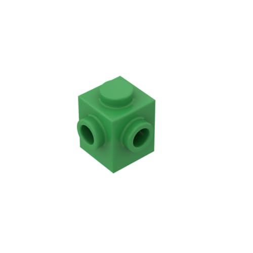 Gobricks 26604 Scharnier Brick Brick Special 1x1 mit Nieten an 2 benachbarten Seiten, 50 Stück GDS-1046 Kompatibel mit Lego Bausteinen, Farbe:Hellgrün 043 Gobricks 26604 Scharnier Brick Brick Special 1x1 mit Nieten an 2 benachbarten Seiten, 50 Stück GDS-1046 Kompatibel mit Lego Bausteinen, Farbe:Hellgrün 043 von XYEIUGO