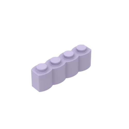 Gobricks 30137 Basic Brick Brick Special 1 x 4 Palisade [aka Log] 50 Stück GDS-1079 Kompatibel mit Lego Bausteinen, Farbe: Lavendel 063 von XYEIUGO