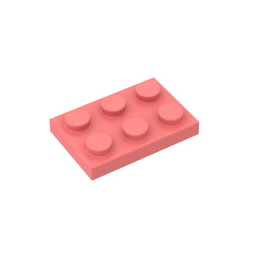 Gobricks 3021 Fundamentplatte, 2 x 3, 100 Teile, GDS-510, kompatibel mit Lego-Bausteinen, Farbe: Korallenorange 018 Gobricks 3021 Fundamentplatte, 2 x 3, 100 Teile, GDS-510, kompatibel mit Lego-Bausteinen, Farbe: Korallenorange 018 von XYEIUGO