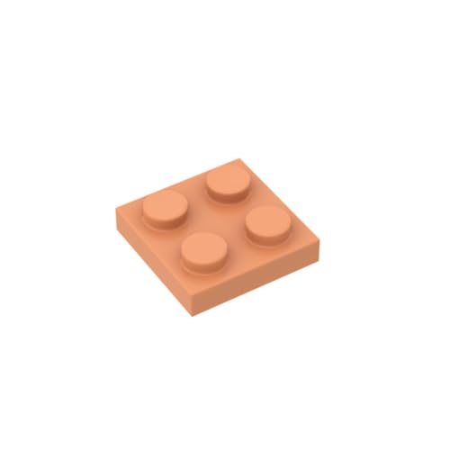 Gobricks 3022 Fundamentplatte, 2 x 2, 100 Stück, GDS-509, kompatibel mit Lego-Bausteinen, Farbe: Fleischfarbe 038 Gobricks 3022 Fundamentplatte, 2 x 2, 100 Stück, GDS-509, kompatibel mit Lego-Bausteinen, Farbe: Fleischfarbe 038 von XYEIUGO