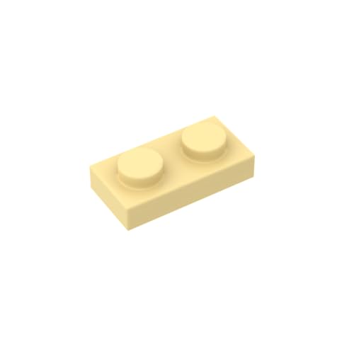 Gobricks 3023 Fundamentplatte, 1 x 2, 3023, 100 Teile, GDS-502, kompatibel mit Lego Bausteinen, Farbe: Hellgelb 029 Gobricks 3023 Fundamentplatte, 1 x 2, 3023, 100 Teile, GDS-502, kompatibel mit Lego Bausteinen, Farbe: Hellgelb 029 von XYEIUGO