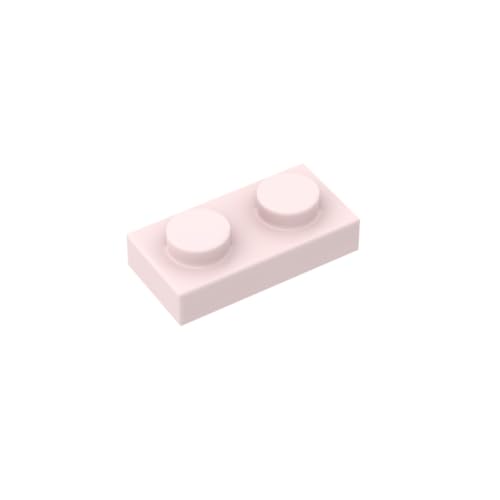 Gobricks 3023 Fundamentplatte, 1 x 2, 3023, 100 Teile, GDS-502, kompatibel mit Lego Bausteinen, Farbe: Hellrosa 017 Gobricks 3023 Fundamentplatte, 1 x 2, 3023, 100 Teile, GDS-502, kompatibel mit Lego Bausteinen, Farbe: Hellrosa 017 von XYEIUGO