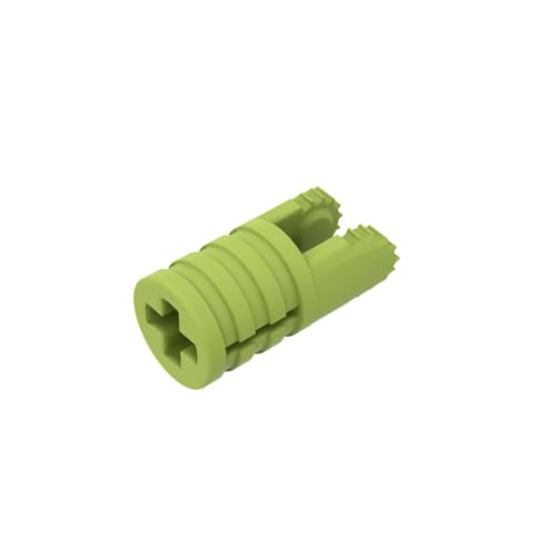 Gobricks 30553 Ornamente, Scharnierzylinder, 1 x 2, Verriegelung mit 2 Klickfingern und Achsloch, 9 Zähne, 10 Stück, GDS-1219, kompatibel mit Lego Bausteinen, Farbe: Lime 042 Gobricks 30553 Ornamente, Scharnierzylinder, 1 x 2, Verriegelung mit 2 Klickfingern und Achsloch, 9 Zähne, 10 Stück, GDS-1219, kompatibel mit Lego Bausteinen, Farbe: Lime 042 von XYEIUGO