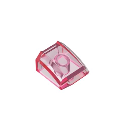 Gobricks 30602 Ornamente, Steigung, gebogen, 2 x 2, mit Lippe, ohne Nieten, 50 Stück, GDS-1015, kompatibel mit Lego Bausteinen, Farbe: Trans Dark Pink 111 Gobricks 30602 Ornamente, Steigung, gebogen, 2 x 2, mit Lippe, ohne Nieten, 50 Stück, GDS-1015, kompatibel mit Lego Bausteinen, Farbe: Trans Dark Pink 111 von XYEIUGO