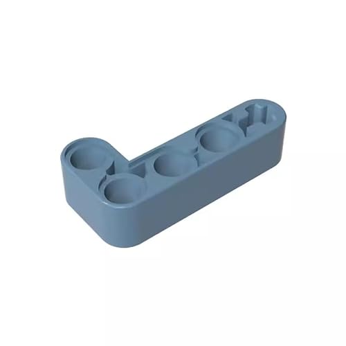 Gobricks 32140 Loch Brick Technic Beam 2x4 L-Form dick 50 Stück GDS-671 Kompatibel mit Lego Bausteinen, Farbe:Sandblau 054 von XYEIUGO