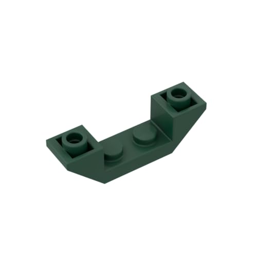Gobricks 32802 Slope Brick 1x4 Reverse Sloped Brick 20 Stück GDS-2226 Kompatibel mit Lego Bausteinen, Farbe: Dunkelgrün 141 von XYEIUGO