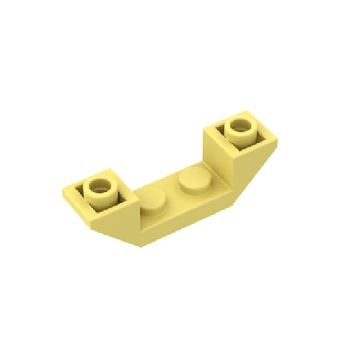 Gobricks 32802 Slope Brick 1x4 Reverse Sloped Brick 20 Stück GDS-2226 Kompatibel mit Lego Bausteinen, Farbe: Helles Hellgelb 226 von XYEIUGO