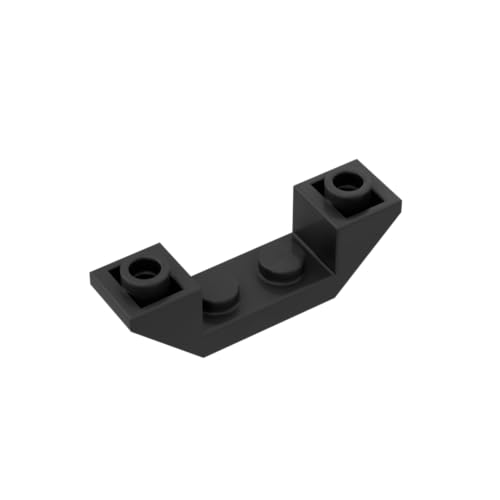 Gobricks 32802 Slope Brick 1x4 Reverse Sloped Brick 20 Stück GDS-2226 Kompatibel mit Lego Bausteinen, Farbe: Schwarz 26 von XYEIUGO