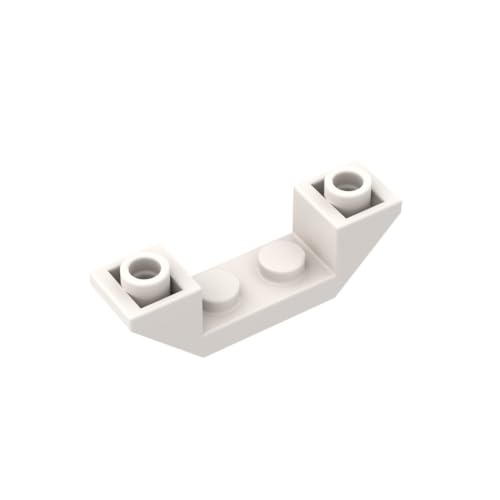 Gobricks 32802 Slope Brick 1x4 Reverse Sloped Brick 20 Stück GDS-2226 Kompatibel mit Lego Bausteinen, Farbe: Weiß 1 von XYEIUGO
