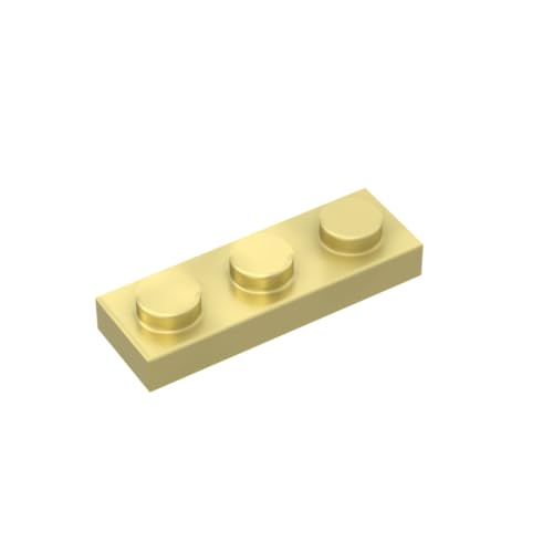 Gobricks 3623 Fundamentplatte Platte 1x3 3623 100 Teile GDS-503 Kompatibel mit Lego Bausteinen, Farbe: Chrom Gold 037 Gobricks 3623 Fundamentplatte Platte 1x3 3623 100 Teile GDS-503 Kompatibel mit Lego Bausteinen, Farbe: Chrom Gold 037 von XYEIUGO
