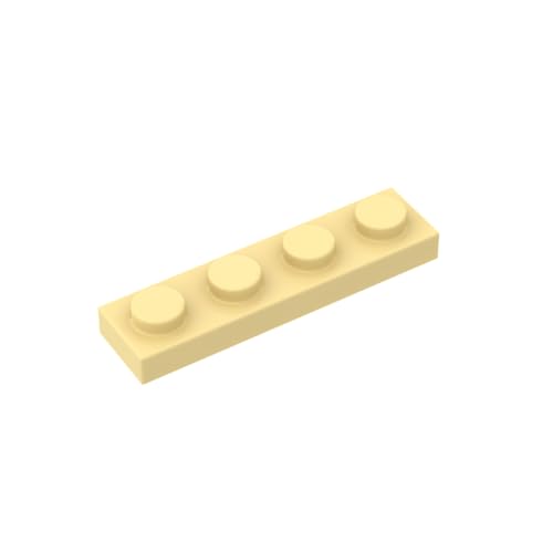 Gobricks 3710 Fundamentplatte Platte 1x4 3710 100 Teile GDS-504 Kompatibel mit Lego Bausteinen, Farbe: Hellgelb 029 Gobricks 3710 Fundamentplatte Platte 1x4 3710 100 Teile GDS-504 Kompatibel mit Lego Bausteinen, Farbe: Hellgelb 029 von XYEIUGO