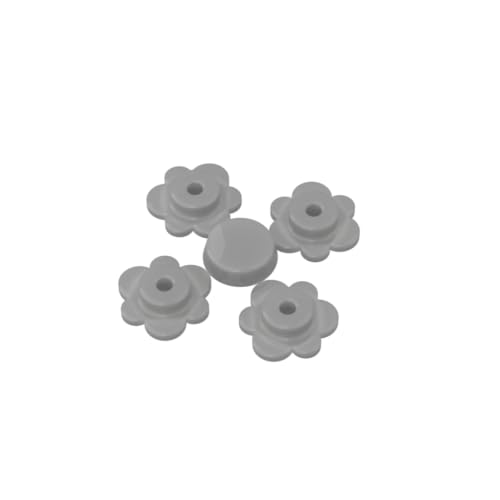 Gobricks 3742 Ornamente, Pflanze, Blume, klein, 50 Stück, GDS-1441, kompatibel mit Lego-Bausteinen, Farbe: flaches Silber 073 Gobricks 3742 Ornamente, Pflanze, Blume, klein, 50 Stück, GDS-1441, kompatibel mit Lego-Bausteinen, Farbe: flaches Silber 073 von XYEIUGO