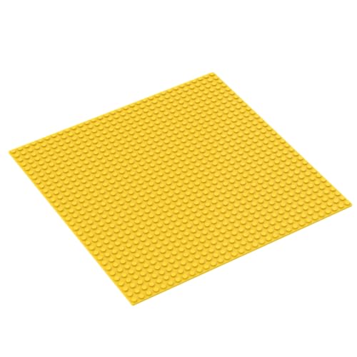 Gobricks 3811 Grundplatte Grundplatte 32 x 32, 1 Stück, GDS-1200, kompatibel mit Lego Bausteinen, Farbe: Gelb 030 von XYEIUGO