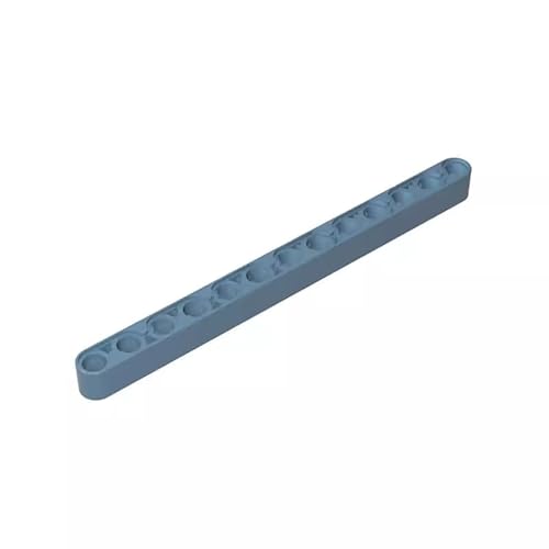 Gobricks 41239 Loch Brick Technic Beam 1x13 dick 10 Stück GDS-667 kompatibel mit Lego Bausteinen, Farbe: Sandblau 054 von XYEIUGO