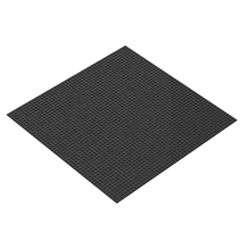 Gobricks 4186 Grundplatte, Grundplatte, 48 x 48, 1 Stück, GDS-1201, kompatibel mit Lego-Bausteinen, Farbe: Schwarz, 26 Stück von XYEIUGO