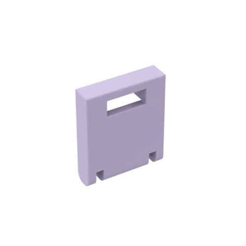 Gobricks 4346 Ornamente-Box, 2 x 2 x 2 Tür mit Schlitz, 50 Stück, GDS-1501, kompatibel mit Lego Bausteinen, Farbe: Lavendel 063 von XYEIUGO