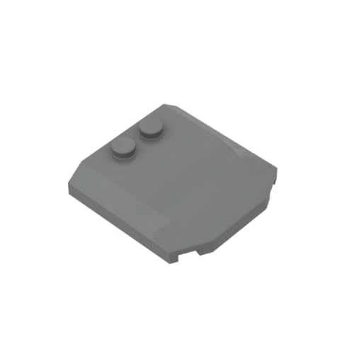 Gobricks 45677 Transportneigung, gebogen, 4 x 4 x 2/3, dreifach gebogen mit 2 Nieten, 10 Stück, GDS-1266, kompatibel mit Lego-Bausteinen, Farbe: dunkelblaugrau 072 Gobricks 45677 Transportneigung, gebogen, 4 x 4 x 2/3, dreifach gebogen mit 2 Nieten, 10 Stück, GDS-1266, kompatibel mit Lego-Bausteinen, Farbe: dunkelblaugrau 072 von XYEIUGO