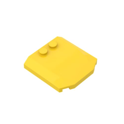 Gobricks 45677 Transportneigung, gebogen, 4 x 4 x 2/3, dreifach gebogen mit 2 Noppen, 10 Stück, GDS-1266, kompatibel mit Lego Bausteinen, Farbe: Gelb 030 Gobricks 45677 Transportneigung, gebogen, 4 x 4 x 2/3, dreifach gebogen mit 2 Noppen, 10 Stück, GDS-1266, kompatibel mit Lego Bausteinen, Farbe: Gelb 030 von XYEIUGO