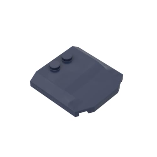Gobricks 45677 Transportneigung gebogen 4 x 4 x 2/3 dreifach gebogen mit 2 Noppen, 10 Stück, GDS-1266, kompatibel mit Lego Bausteinen, Farbe: Dunkelblau 055 Gobricks 45677 Transportneigung gebogen 4 x 4 x 2/3 dreifach gebogen mit 2 Noppen, 10 Stück, GDS-1266, kompatibel mit Lego Bausteinen, Farbe: Dunkelblau 055 von XYEIUGO