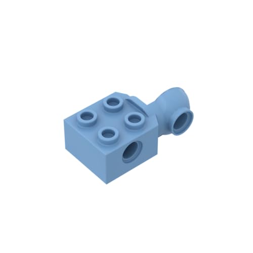 Gobricks 48170 Scharnierstein 2x2 Ziegel mit beweglichem Gelenk, 10 Stück, GDS-1088, kompatibel mit Lego Bausteinen, Farbe:Mittelblau 052 Gobricks 48170 Scharnierstein 2x2 Ziegel mit beweglichem Gelenk, 10 Stück, GDS-1088, kompatibel mit Lego Bausteinen, Farbe:Mittelblau 052 von XYEIUGO