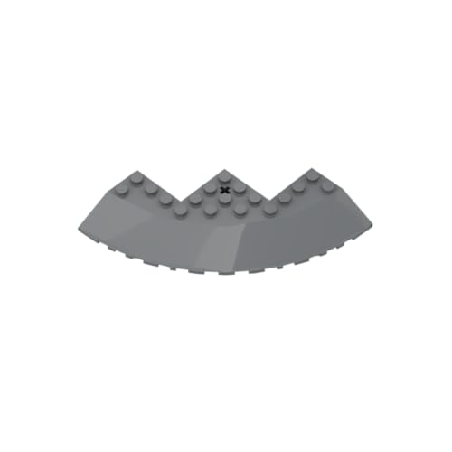 Gobricks 58846 Runder Ziegelstein, 25,4 x 25,4 cm, abgerundete Ecken, abgeschrägte Ziegelsteine, 10 Stück, GDS-1223, kompatibel mit Lego-Bausteinen, Farbe: Dunkelblaugrau 072 Gobricks 58846 Runder Ziegelstein, 25,4 x 25,4 cm, abgerundete Ecken, abgeschrägte Ziegelsteine, 10 Stück, GDS-1223, kompatibel mit Lego-Bausteinen, Farbe: Dunkelblaugrau 072 von XYEIUGO
