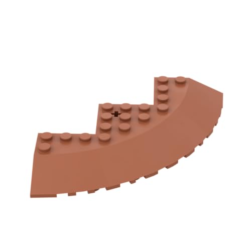 Gobricks 58846 Runder Ziegelstein, 25,4 x 25,4 cm, abgerundete Ecken, schräg, 10 Stück, GDS-1223, kompatibel mit Lego-Bausteinen, Farbe: Dunkelorange 083 Gobricks 58846 Runder Ziegelstein, 25,4 x 25,4 cm, abgerundete Ecken, schräg, 10 Stück, GDS-1223, kompatibel mit Lego-Bausteinen, Farbe: Dunkelorange 083 von XYEIUGO