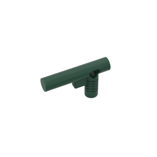 Gobricks 60849 Props Ausrüstung, Schlauchtülle/Pistole mit seitlichem Schnurloch, vereinfacht, 50 Stück, GDS-1311, kompatibel mit Lego-Bausteinen, Farbe: Dunkelgrün 047 von XYEIUGO