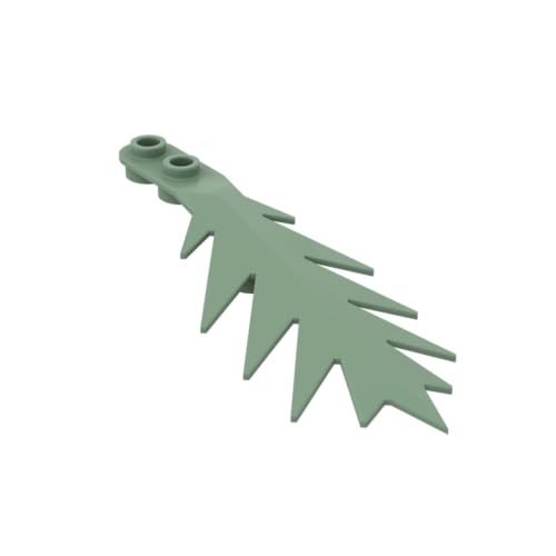 Gobricks 6148 Ornamente Pflanze, Palmblatt, klein, 50 Stück, GDS-1440, kompatibel mit Lego-Bausteinen, Farbe: Sandgrün 048 Gobricks 6148 Ornamente Pflanze, Palmblatt, klein, 50 Stück, GDS-1440, kompatibel mit Lego-Bausteinen, Farbe: Sandgrün 048 von XYEIUGO