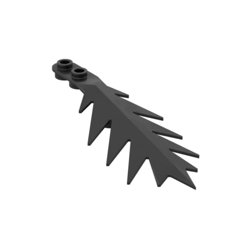Gobricks 6148 Ornamente Pflanze, Palmblatt, klein, 50 Stück, GDS-1440, kompatibel mit Lego Bausteinen, Farbe: Schwarz 080 Gobricks 6148 Ornamente Pflanze, Palmblatt, klein, 50 Stück, GDS-1440, kompatibel mit Lego Bausteinen, Farbe: Schwarz 080 von XYEIUGO
