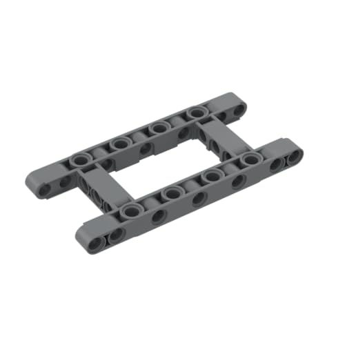 Gobricks 64178 Schaftbolzenverbindung, Technikbalken, 5 x 11, offener Mittelrahmen, dick, 10 Stück, GDS-1001, kompatibel mit Lego-Bausteinen, Farbe: Dunkelblaugrau 072 Gobricks 64178 Schaftbolzenverbindung, Technikbalken, 5 x 11, offener Mittelrahmen, dick, 10 Stück, GDS-1001, kompatibel mit Lego-Bausteinen, Farbe: Dunkelblaugrau 072 von XYEIUGO