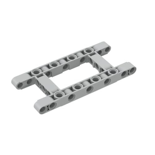 Gobricks 64178 Schaftbolzenverbindung, Technikbalken, 5 x 11, offener Mittelrahmen, dick, 10 Stück, GDS-1001, kompatibel mit Lego-Bausteinen, Farbe: Hellbläulich-Grau 071 Gobricks 64178 Schaftbolzenverbindung, Technikbalken, 5 x 11, offener Mittelrahmen, dick, 10 Stück, GDS-1001, kompatibel mit Lego-Bausteinen, Farbe: Hellbläulich-Grau 071 von XYEIUGO