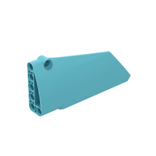 Gobricks 64392 Technik Dekoration Technic Panel Verkleidung #17 Groß Glatt, Seite A 10 Stück GDS-1022 Kompatibel mit Lego Bausteinen, Farbe:Medium Azurblau 046 von XYEIUGO