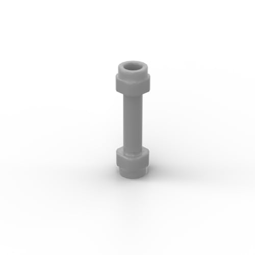 Gobricks 66909 Requisiten, doppelseitiger Verbinder, 50 Stück, GDS-90290, kompatibel mit Lego Bausteinen, Farbe: flach, silber 073 von XYEIUGO
