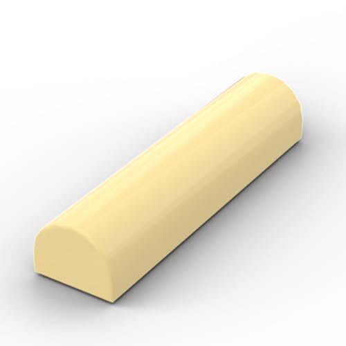 Gobricks 79756 Bogenziegel, 1 x 4 x 2/3, gebogener Halbkreis, 20 Stück, GDS-90338, kompatibel mit Lego-Bausteinen, Farbe: Hellgelb 029 Gobricks 79756 Bogenziegel, 1 x 4 x 2/3, gebogener Halbkreis, 20 Stück, GDS-90338, kompatibel mit Lego-Bausteinen, Farbe: Hellgelb 029 von XYEIUGO