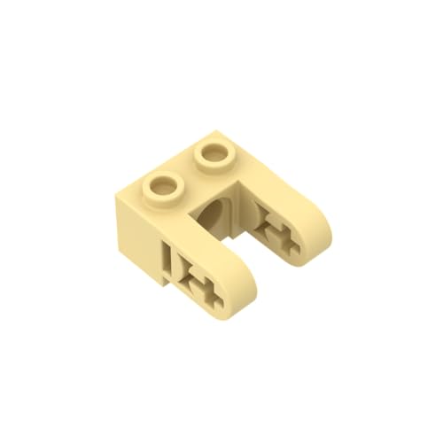 Gobricks 85943 Technik Brick Technic Brick 1x2 mit Loch und Dual Beam Erweiterungen, 50 Stück GDS-1073 Kompatibel mit Lego Bausteinen, Farbe:Hellgelb 029 Gobricks 85943 Technik Brick Technic Brick 1x2 mit Loch und Dual Beam Erweiterungen, 50 Stück GDS-1073 Kompatibel mit Lego Bausteinen, Farbe:Hellgelb 029 von XYEIUGO