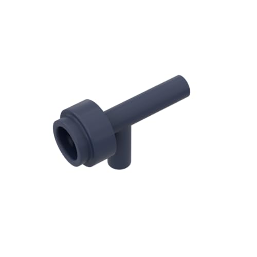 Gobricks 86208 Requisiten Waffenpistole/Taschenlampe (Weltraum) [Keine Rillen] 50 Stück GDS-1220 Kompatibel mit Lego Bausteinen, Farbe: Dunkelblau 055 von XYEIUGO
