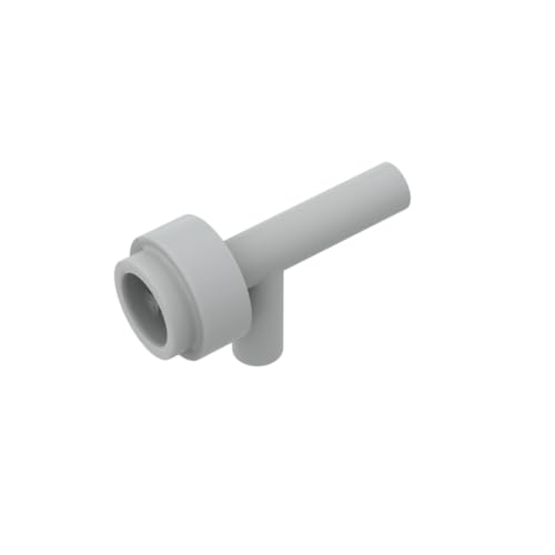 Gobricks 86208 Requisiten Waffenpistole/Taschenlampe (Weltraum) [Keine Rillen] 50 Stück GDS-1220 Kompatibel mit Lego Bausteinen, Farbe: Hellbläulich-Grau 071 von XYEIUGO