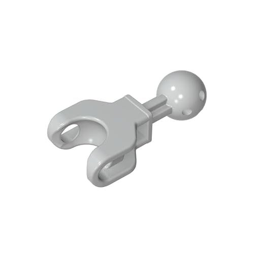 Gobricks 90611 Kugelgelenk, große Figur, Skelett, Glied, 4L, mit Kugelgelenk an Achse und Kugelfassung, 10 Stück, kompatibel mit Lego Bausteinen, Farbe: hellbläulich-grau 071 Gobricks 90611 Kugelgelenk, große Figur, Skelett, Glied, 4L, mit Kugelgelenk an Achse und Kugelfassung, 10 Stück, kompatibel mit Lego Bausteinen, Farbe: hellbläulich-grau 071 von XYEIUGO