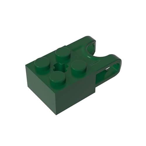 Gobricks 92013 Scharnier Brick Technic Brick Special 2x2 mit Kugelaufnahme breit und Achsloch, 20 Stück, GDS-1206, kompatibel mit Lego Bausteinen, Farbe:Dunkelgrün 047 Gobricks 92013 Scharnier Brick Technic Brick Special 2x2 mit Kugelaufnahme breit und Achsloch, 20 Stück, GDS-1206, kompatibel mit Lego Bausteinen, Farbe:Dunkelgrün 047 von XYEIUGO